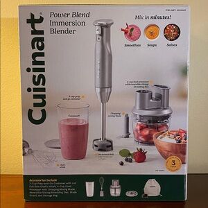 Cuisinart Power Blend Immersion Blender, includes 7-accessories, New in Box